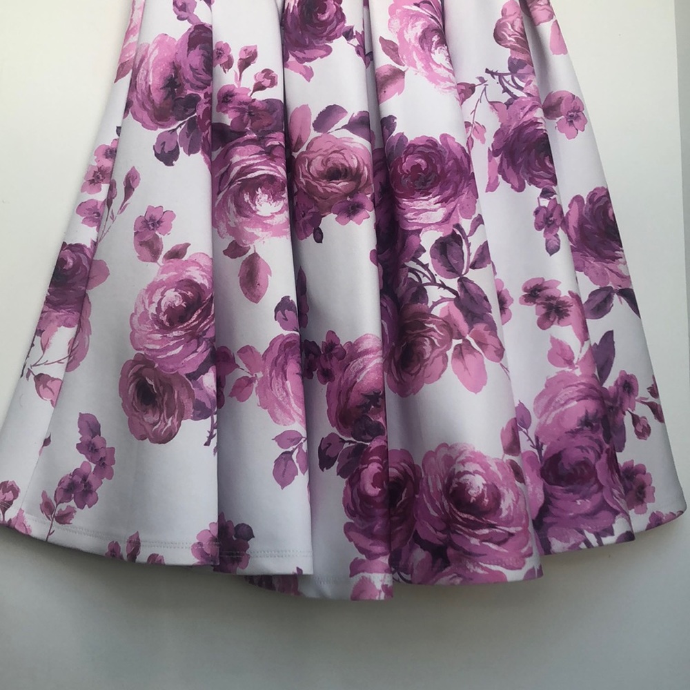 Monsoon Girls Floral A line Pleated Party Dress - Picture 2 of 5